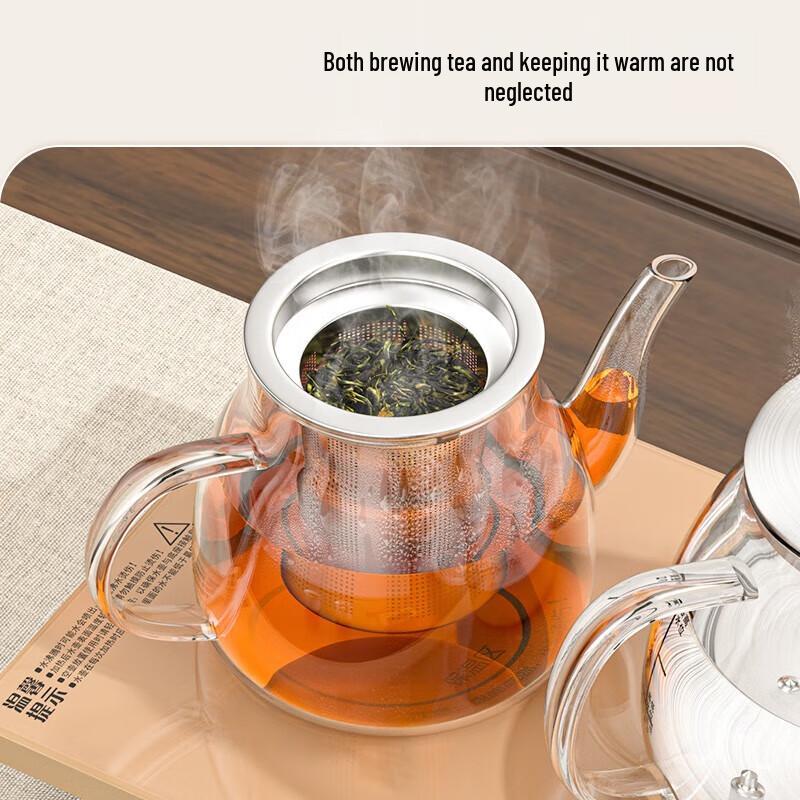 Ronshen 0.8L Automatic Electric Tea Kettle with Bottom Water Supply CN plug (adapter included)