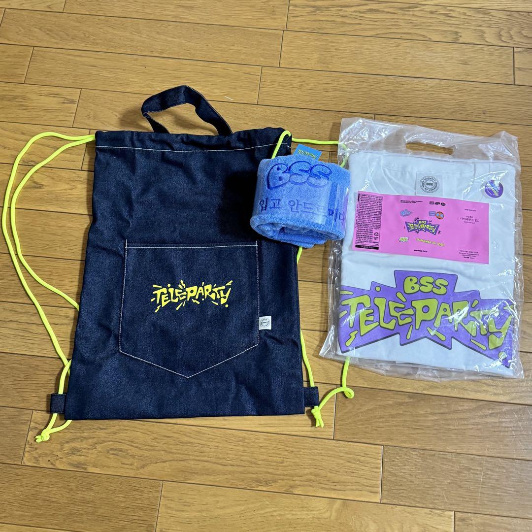 

[Б/У] Бонусная футболка BSS, полотенце и рюкзак