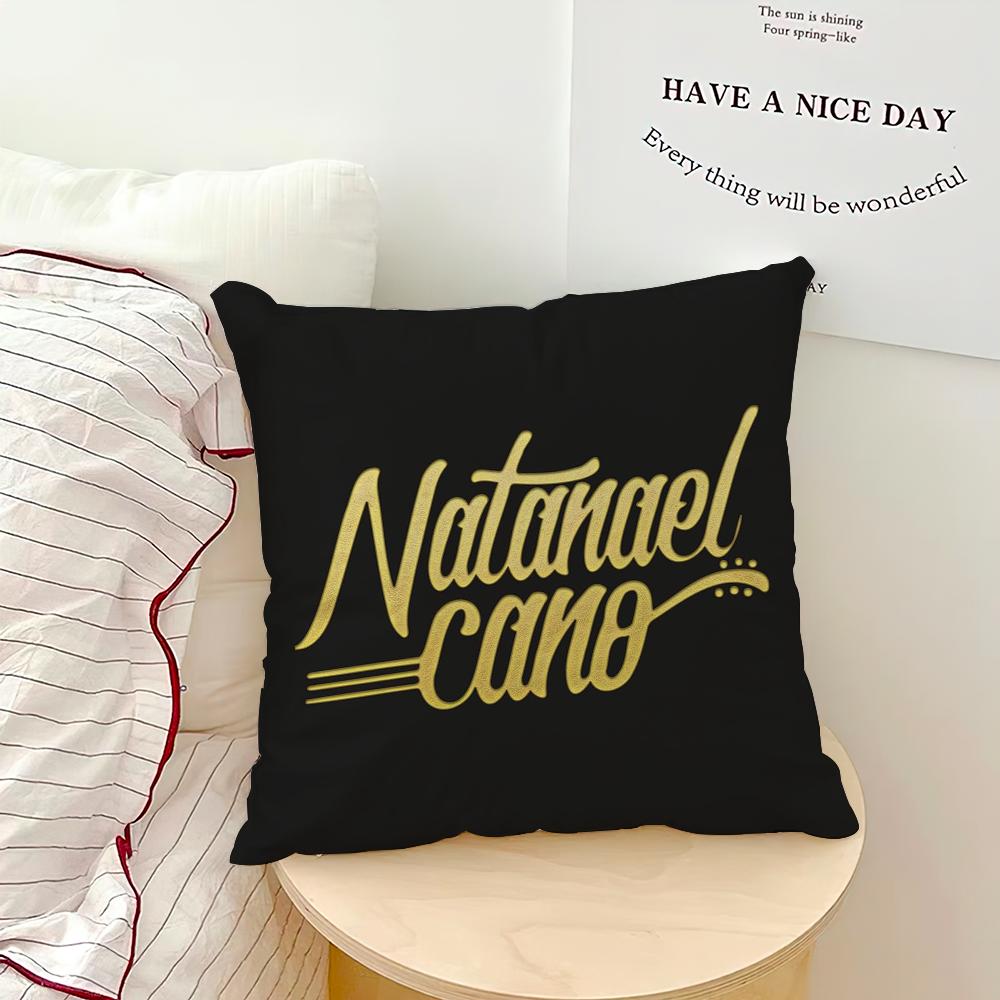 Rapper Natanael Cano Music Pillow Case Sofa Living Room Bedroom Headboard Backrest Cushion Square Cushion Nap Time 16x16Inch
