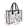 Cute Floral Print Casual Daily Tote Bag For Ladies Lightweight Fashionable Commuting Shoulder Bag Simple Practical Portable Shopping Bag