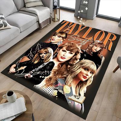 Taylor Swift Evolution Carpet For Playroom Bedroom Living Room Sofa Home Decorkids Game Area Rug Nonslip Floor Mat