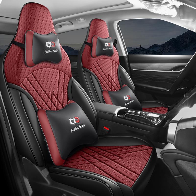 New Model Full Leather Car Seat Cushion for Dongfeng Fengshen L7 - Four Seasons Universal Fit