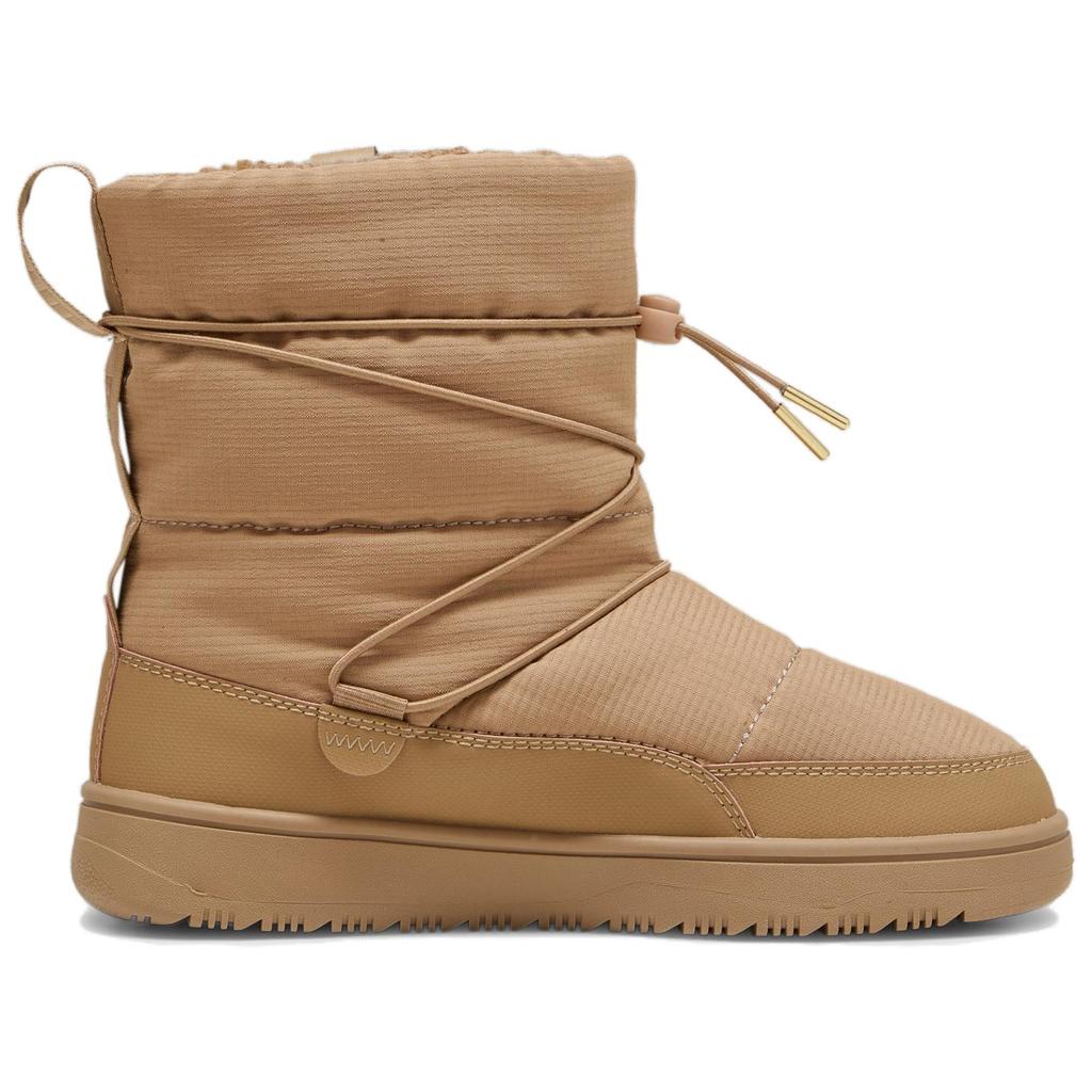 Puma Snowbae Comfortable Simple Short Boots Women Boots Brown 393920-04