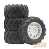 4PCS 85mm 12mm Hex Monster Truck Wheel Rubber Tires for SCY 16101 Pro 16102 Pro WLTOYS 144001 144010 1/16 Off-Road RC CarParts