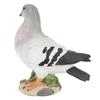 Taubenfigur Dekorativ Realistisch Exquisit Wetterfest Taubenstatue für Baum Rasen Garten