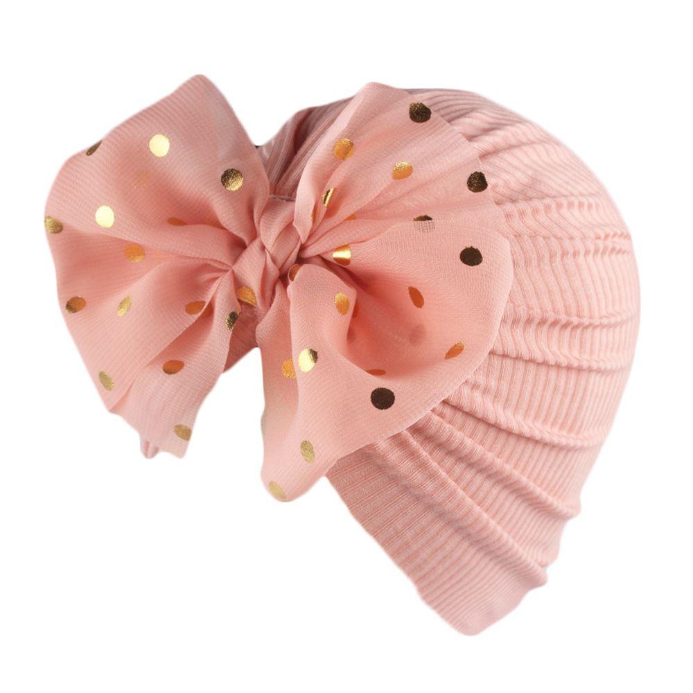 Soft Headwear Hair Accessories Infant Hospital Hat Head Wrap Baby Turban Hat Bowknot Beanies