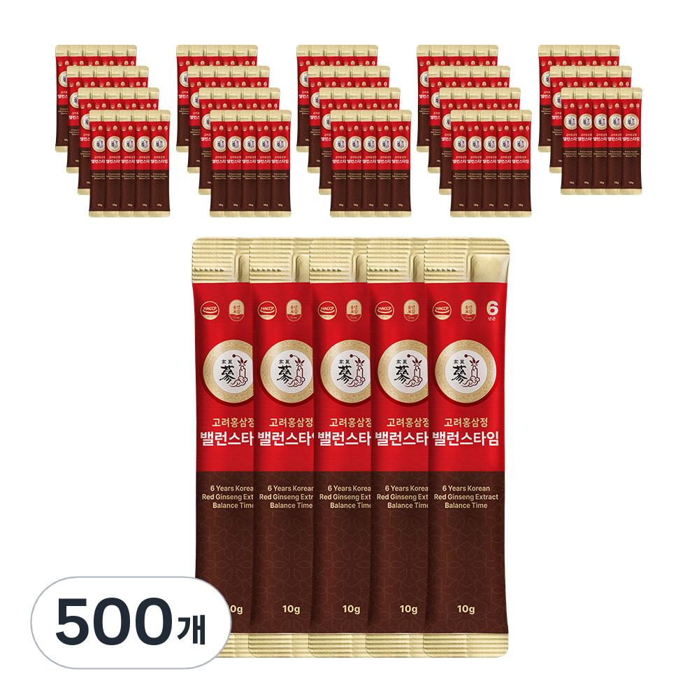 Pungnyeonbogam 6-Year-Old Korean Red Ginseng Extract Balance Time 10g 500 Pcs