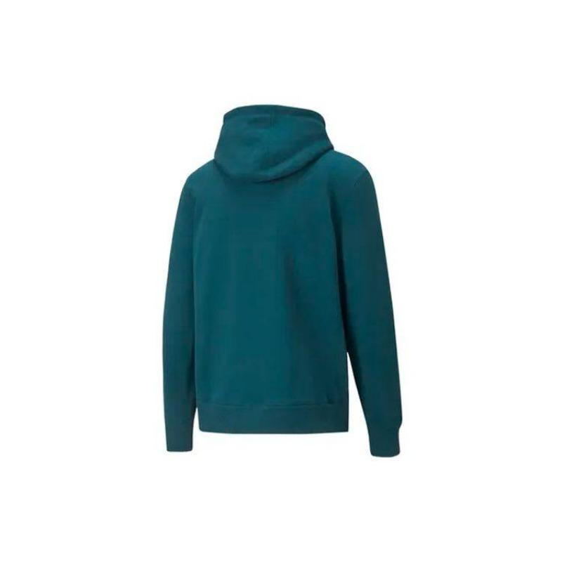 Puma X Butter Goods Logo Potisk Volná Mikina Unisex Vrcholy Jezerně Zelená 532438-40