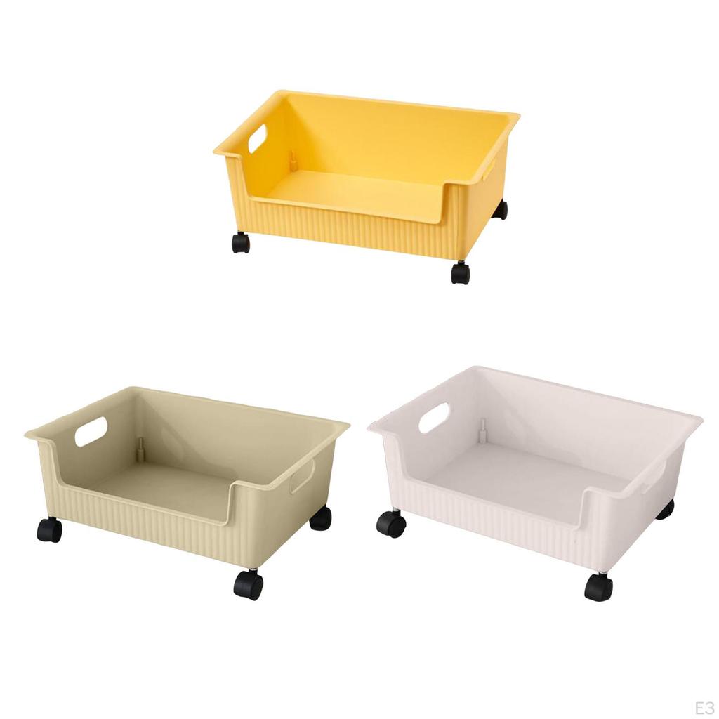 Organizer Box for Toys with Wheels Storage Solution Living Room Shelves