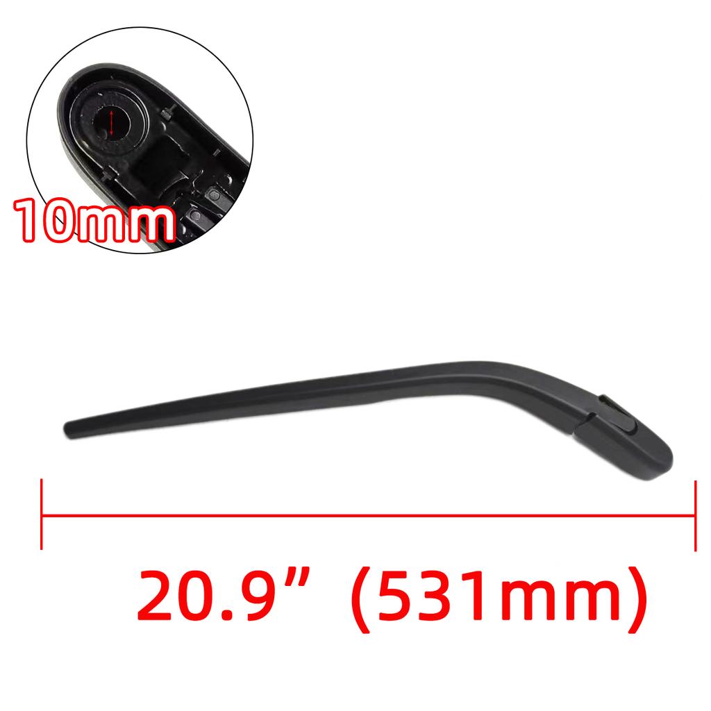 Rear Wiper Blade & Arm Set Kit For Chevrolet Crptivr 2007-2011 Windshield Windscreen Rear Window