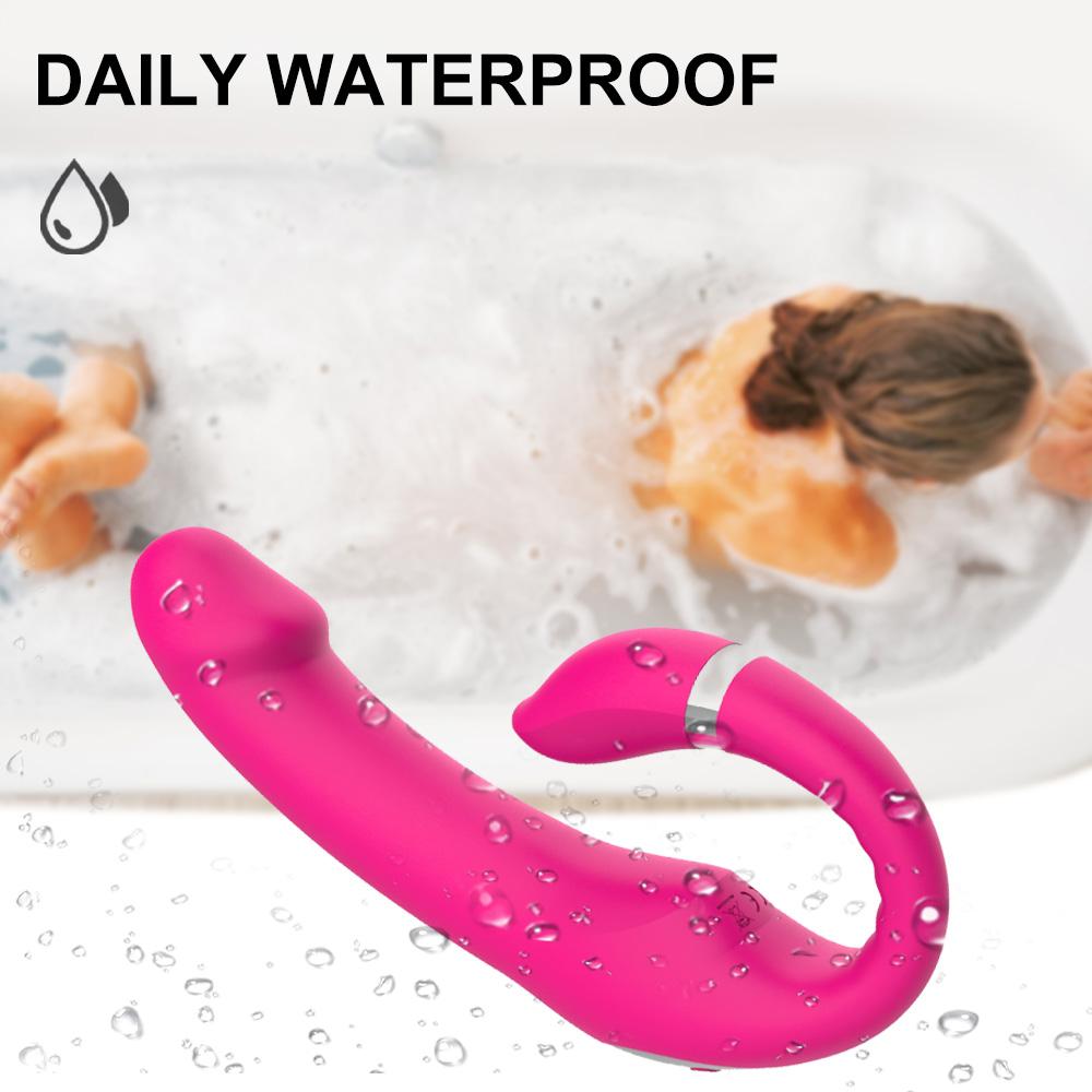 Strapon Dildo Wibrator Dla Kobiet Podwójna Penetracja Wibrator Strapon Bez Ramiączek Dla Lesbijek Obrót Wibrator Seks Zabawki Dla Par