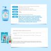 Children's Milk Shampoo and Bath Gel 500g Comes with Children's Care Travel Set