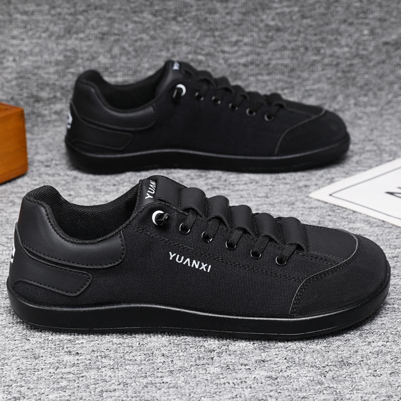 

Round Toe White Shoes Casual Shoes Versatile for Commuting Essential for School Barefoot Feeling Wide Toe Training Fitness Shoes 44 чёрный