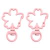 31X39mm Candy Colored Alloy Shell Shaped Spring Buckle Special-shaped DIY keychain Accessories Creative Accessories Hanging Ornaments