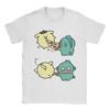 Miniso Hangyodon with Pom Pom Purin Eat Pizza Novelty TShirts Cotton Tee Shirt for Unisex Y2K Funny Short Sleeve Tees