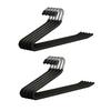 10PCS Trouser Rack No Clips or Teeth Marks Hangers Without Creases Hold Multiple Pants Scarves Ties Organizer