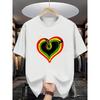 Sommer Herren Mode Kurzarm T-Shirt mit Buchstabenmuster Druck