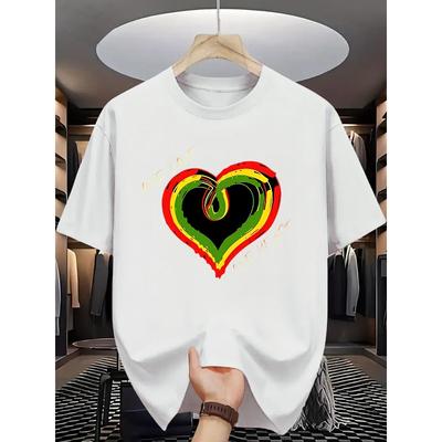 Sommer Herren Mode Kurzarm T-Shirt mit Buchstabenmuster Druck