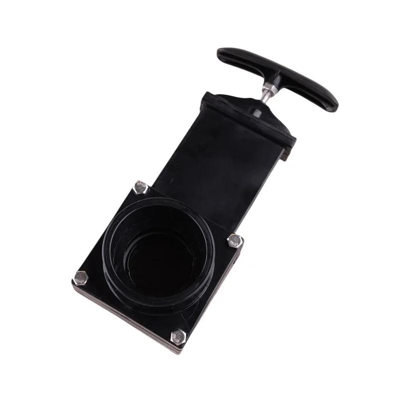 

RV Ножевой Водяной Запорный Клапан Прочный Поток Фургон Канализационный Шланг Пластик 50мм Экстерьер Домашние Аксессуары Караван Слив чёрный