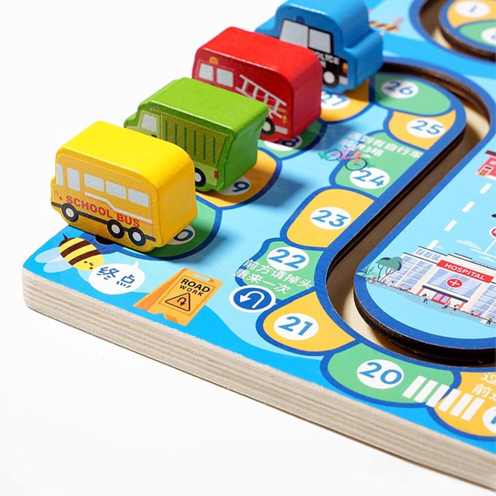 Farben Und Zahlen Labyrinth Spielzeug  Motorikbrett Aus Holz  Sensorisches Spielzeug