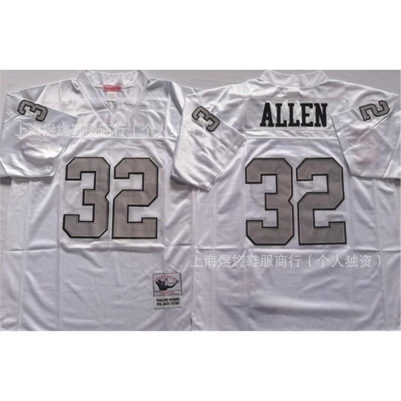 Retro Oakland Raiders Rugby Jersey Mens Embroidered NFL Style Sportswear Fan Apparel Size S-XXXL