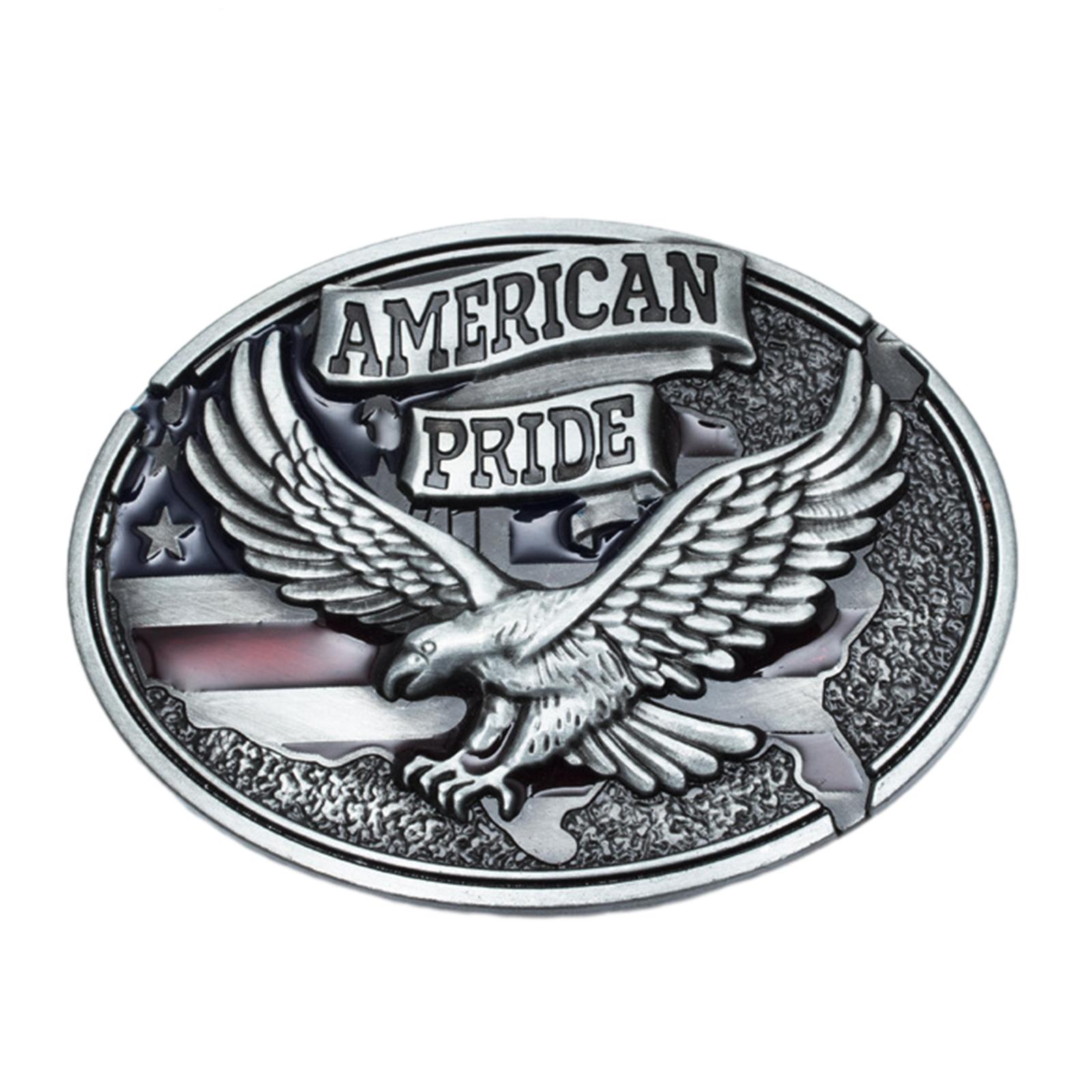 

Belt Buckles Filigree Gift for Father Teacher Replacement Belt Buckle for Men Vintage Metal Eagle Replacement B