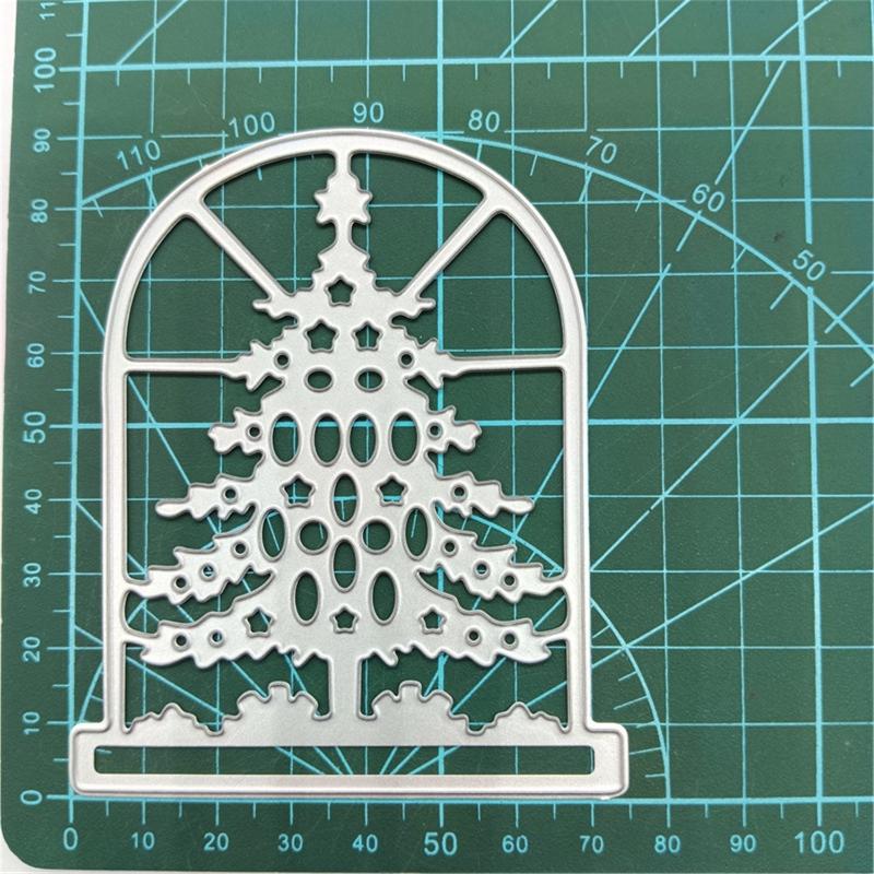 Christmas Tree Metal Cutting Dies Stencils for DIY Scrapbooking Decorative Embossing Paper Cards Template Decor Die Cuts