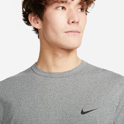 Nike T Shirts Men's Gray Crew Neck Moderate