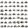 50 Cartoon Military Equipment Stickers for Phone & Computer - Waterproof Decorative Stationery Stickers