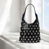 Women Hollow Hobo Bag Casual Slouchy Handbag for Eyeglass Cases Books Magazines