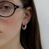 Shell Bell One Touch Earrings M (White) BH7E56741WBXXX