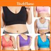 Kadın Saf Renk Büyük Beden Ultra İnce Büyük Sütyen Spor Sütyeni Tam Kap Cup Üstler Konfor İçin