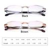 Degree Readers Eyewear Rimless Computer Gaming Goggles Presbyopia Glasses Anti Blue Light Reading Glasses Radiation Protection
