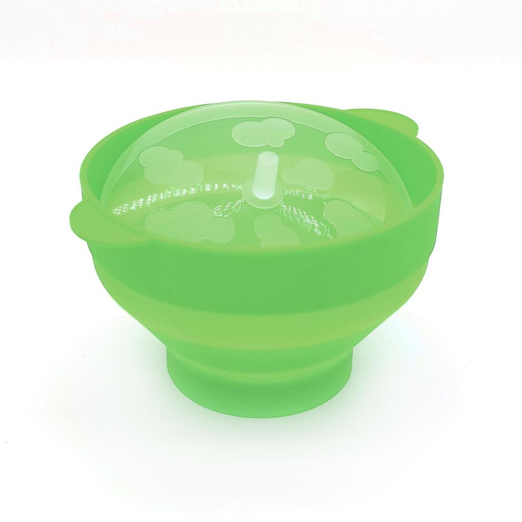 Foldable Silicone Mini Popcorn Bowl, BPA-Free, Perfect for One Serving