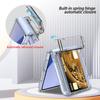 Shockproof Bracket Hinge Case For Samsung Galaxy Z Flip 7 6 5 Flip7 Flip6 Zflip7 Cover Hard Wallet Card Insertion Folding Cases
