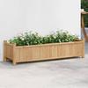 VidaXL Planter 100x30x25 Cm Bamboo, Raised Bed, Flower Pot, Flower Pot, Flower Box, Garden Pot, Stand of 366461