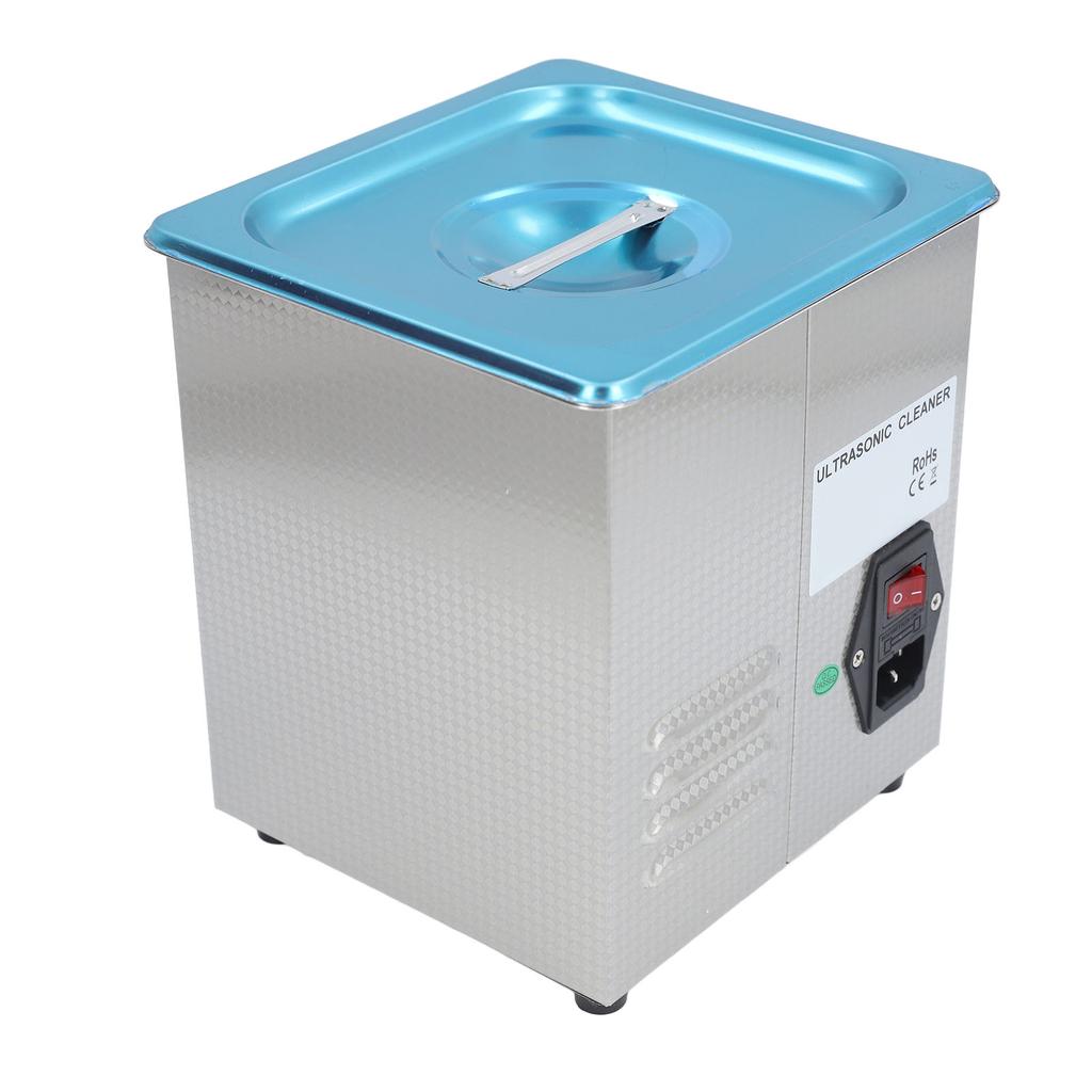 2L Ultrasonic Cleaner Stainless Steel Temperature Adjustable Ultrasonic Cleaning Machine for Jewelry Meter Circuit