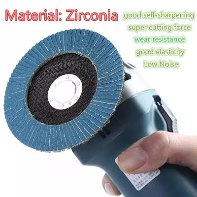 125mm 5 Inch Grinding Wheels Flap Discs Sanding Disc Abrasive Tool for Angle Grinder Metal Disco Diamantado Milling 40 60 80 120