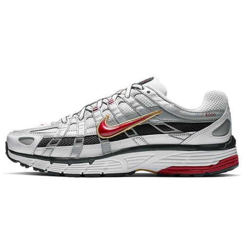 Nike P 6000 Cnpt Metallic Silver Red Womens BV1021-101 43