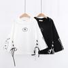 One Size Women Hoodies Anime Middle School Students Clothes College Girl Long Sleeved Loose Junior High School Clothing