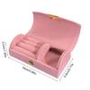 Stylish Small Jewelry Storage Case With Initial Multipurpose Compartment Organizers Accessory for Women On The Way