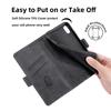 Compatible Leather Flip Case for Google Pixel 5, 8 Pro, 4a, 3a with Card Slot