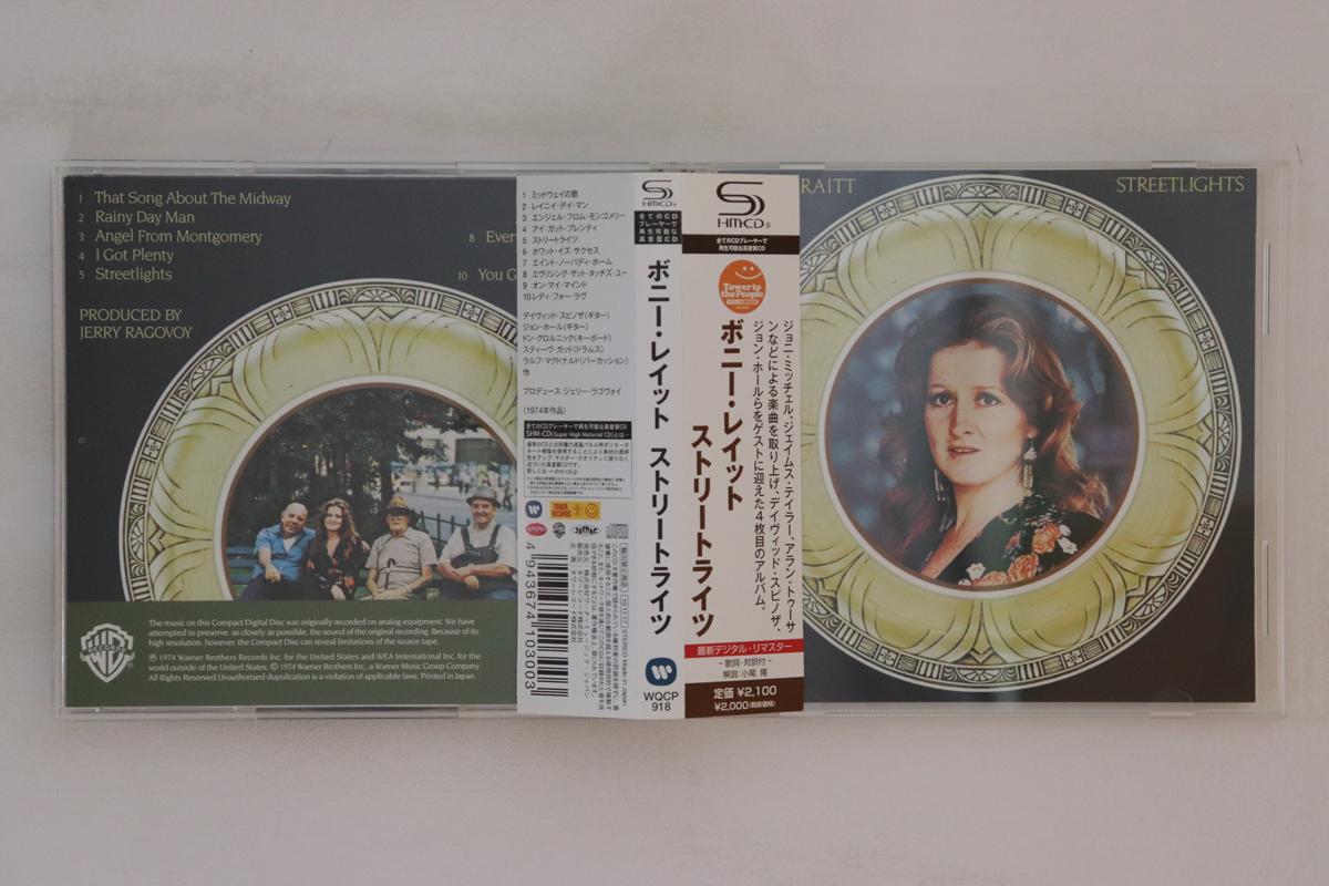 

CD BONNIE RAITT Streetlights WQCP918 WARNER MUSIC J 2010 Japan Obi Rock Used