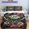 3pcs Moonlit Moth Bedding Cover Set, Fashion Classic Popular Print Bedding Set, Soft Comfortable, All - Season Use, For Bedroom190
