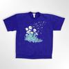 VTG Nature's Studio T Shirt Made In USA Single Stitch Size XL Purple Floral Tee