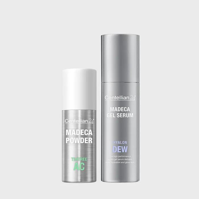 Centellian24 Madeca Powder Tea Tree AC Madeca Powder 6g x 1 + Madeca Gel Serum Hyalon Dew 30ml x 1