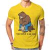 Smokey The Bear The World Is On Fire T Shirt Vintage Grunge Teenager Summer Large Cotton Unisexs Clothes Harajuku Crewneck Tshirt