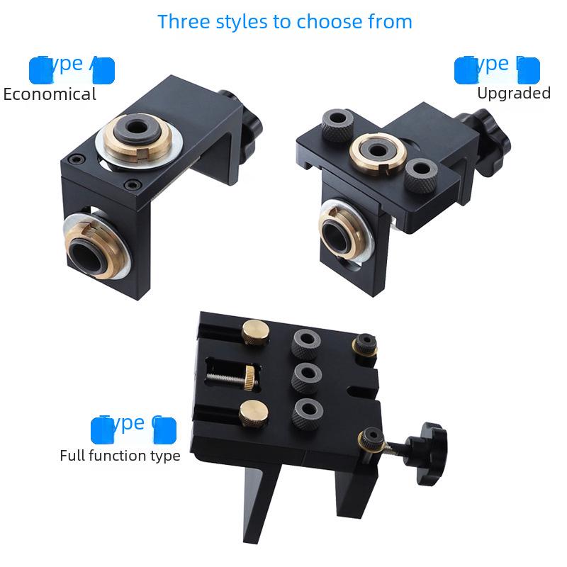 3-in-1 Woodworking Punch Locator & Round Tenon Tool