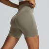 High Waisted Yoga Shorts Without Awkwardness, Women'S Anti Glare Running And Fitness Nude Yoga Shorts