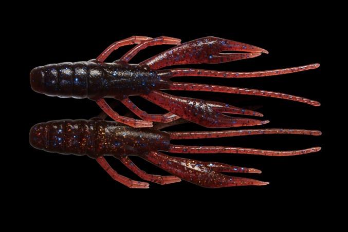 Jackall Soft Lure Waver Shrimp Saltwater 2.8 Inches Blood Impact (6435)